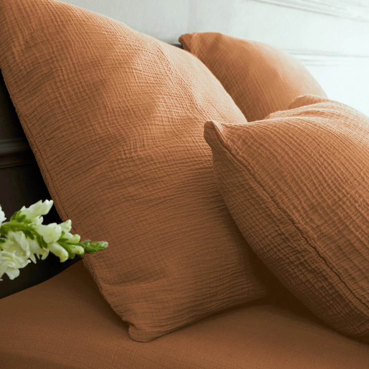Yafa Organic Cotton Muslin Duvet Cover – image 4