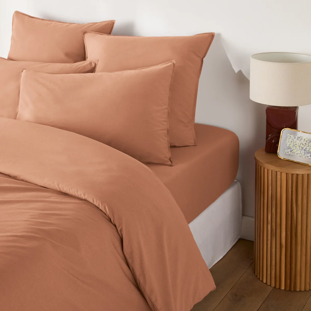 Scenario Plain 100% Washed Cotton Duvet Cover – image 2
