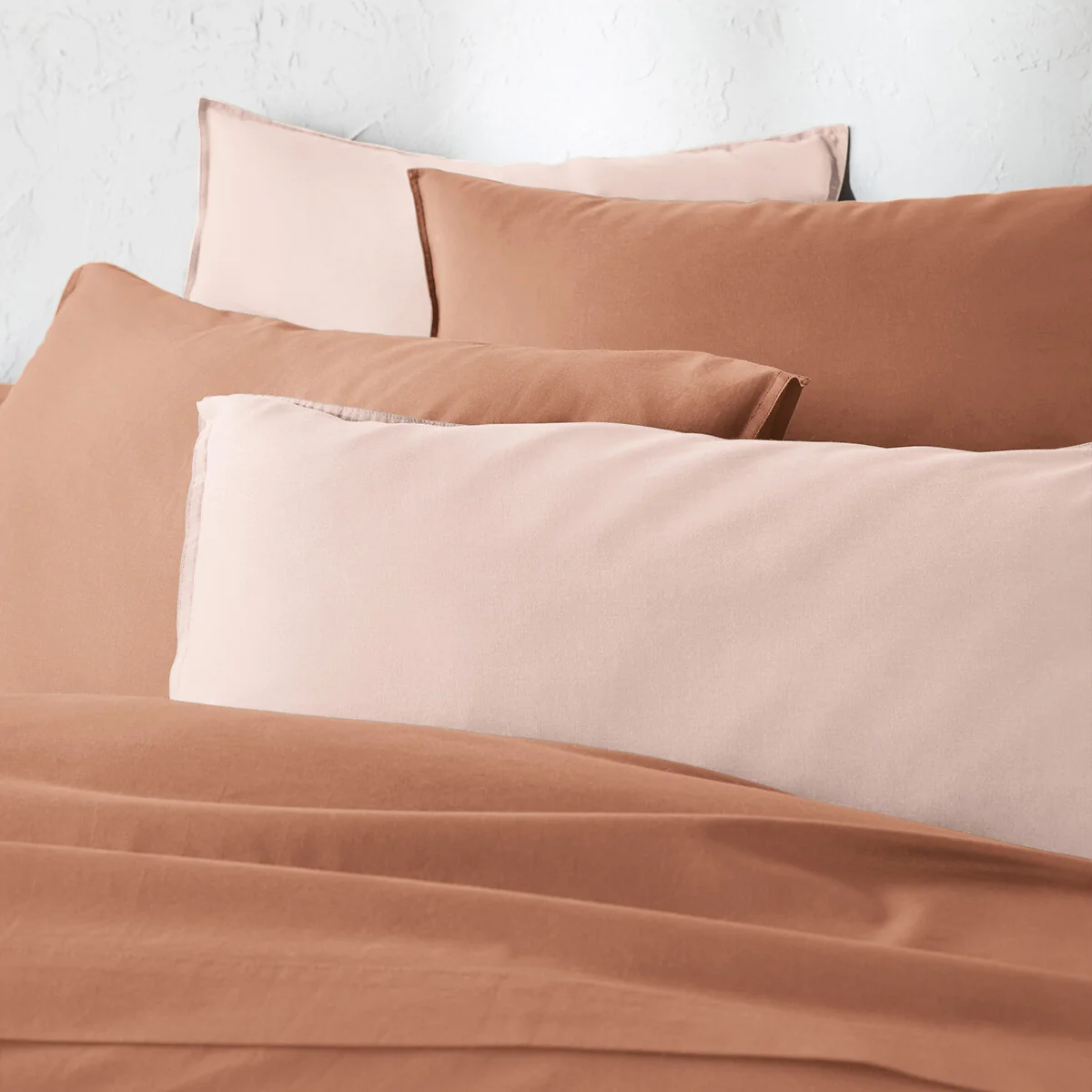Scenario Plain 100% Washed Cotton Duvet Cover – image 3