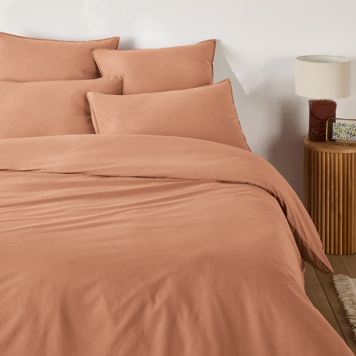 Scenario Plain 100% Washed Cotton Duvet Cover – image 5