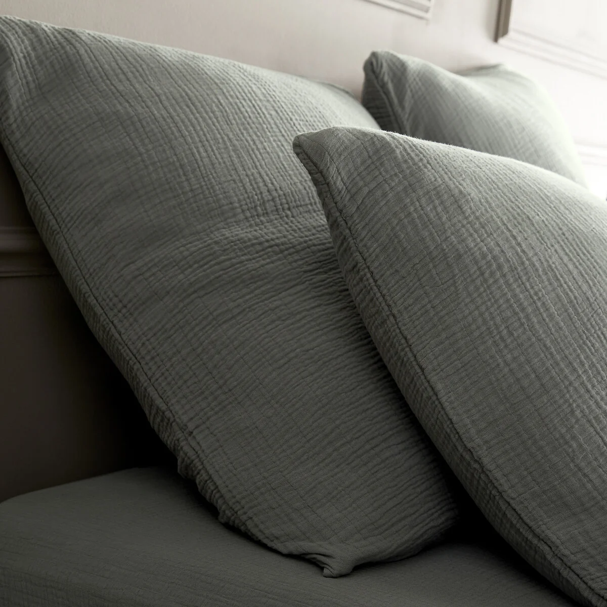 Yafa 100% Organic Cotton Muslin 200 Thread Count Duvet Cover – image 4