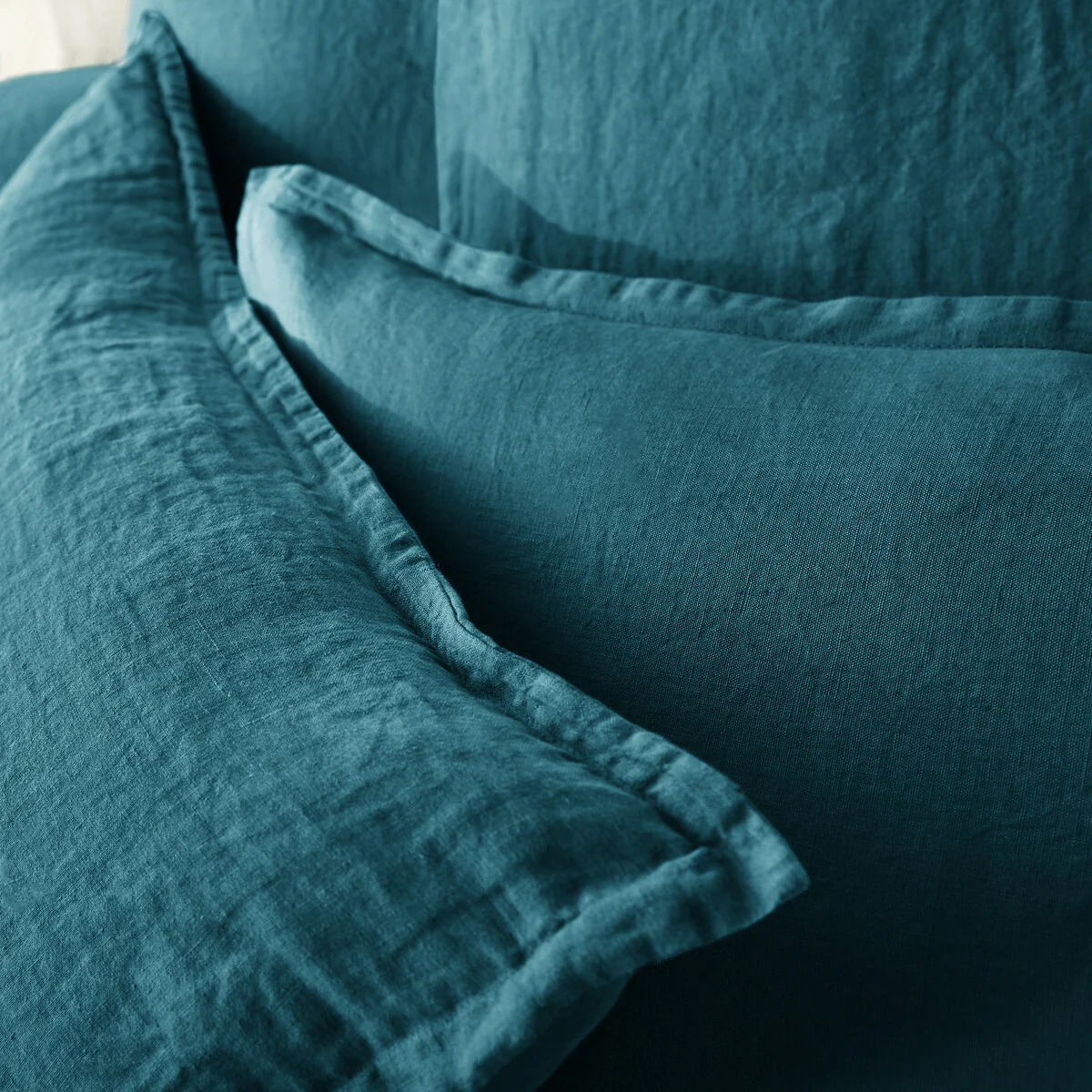Linot Plain 100% Washed Linen Duvet Cover – image 2