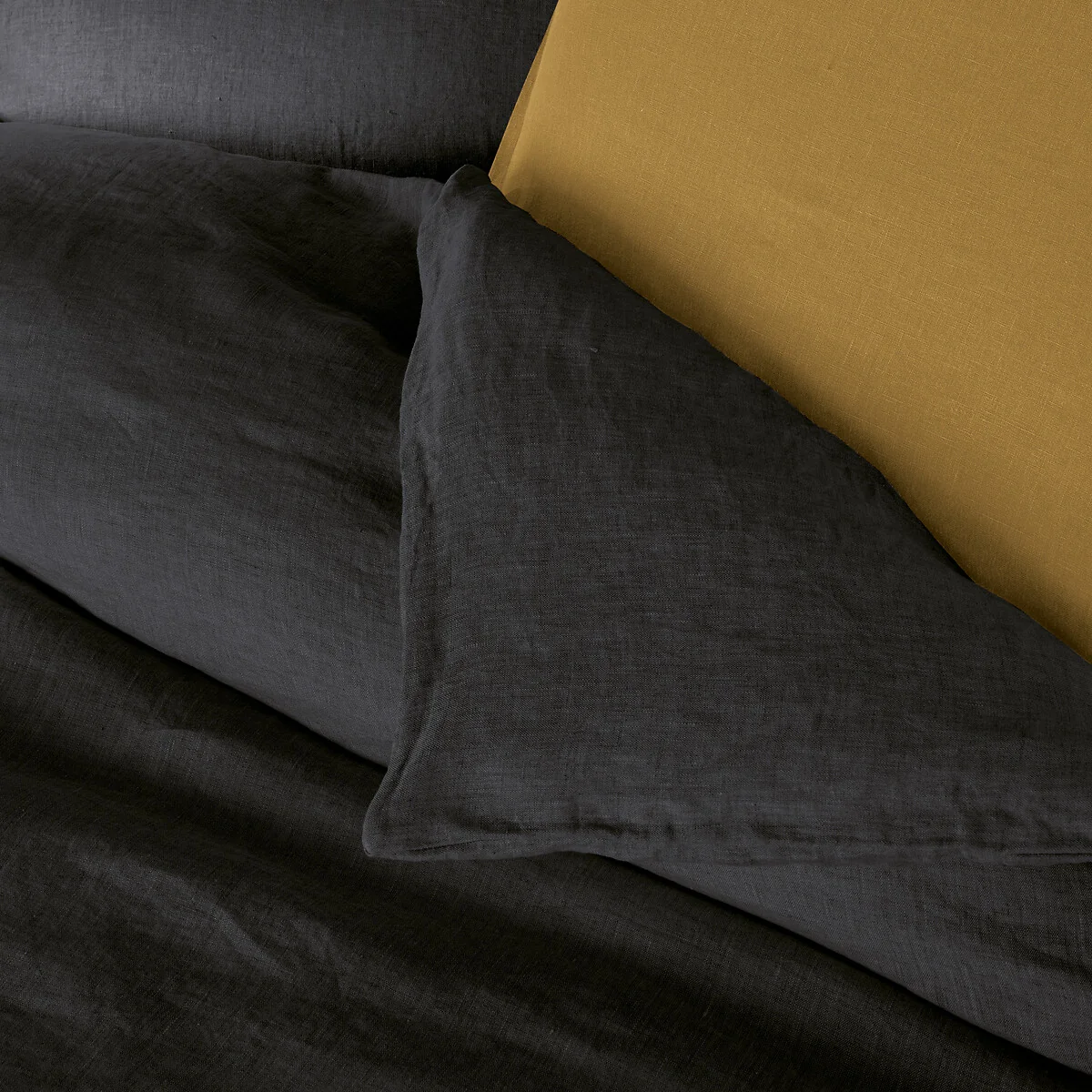 Linot Plain 100% Washed Linen Duvet Cover – image 2