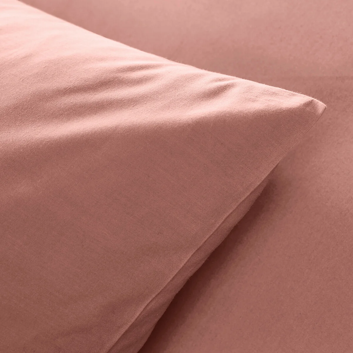 Plain 100% Organic Cotton Percale 200 Thread Count Duvet Cover – image 4