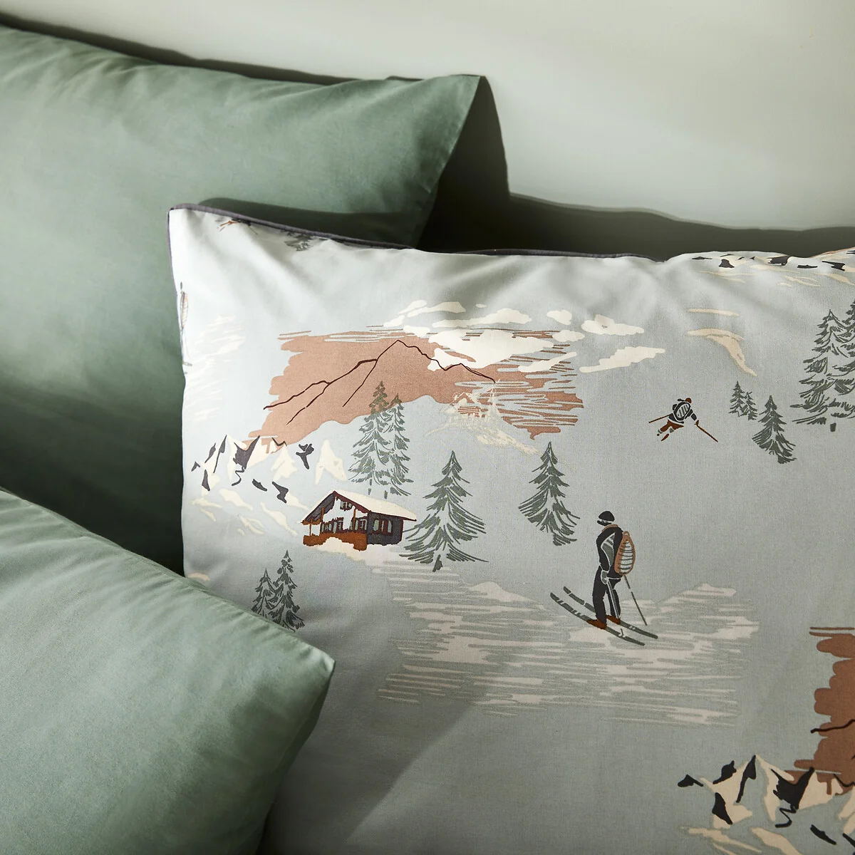 Orvaz Alpine 100% Cotton Percale 200 Thread Count Duvet Cover – image 3