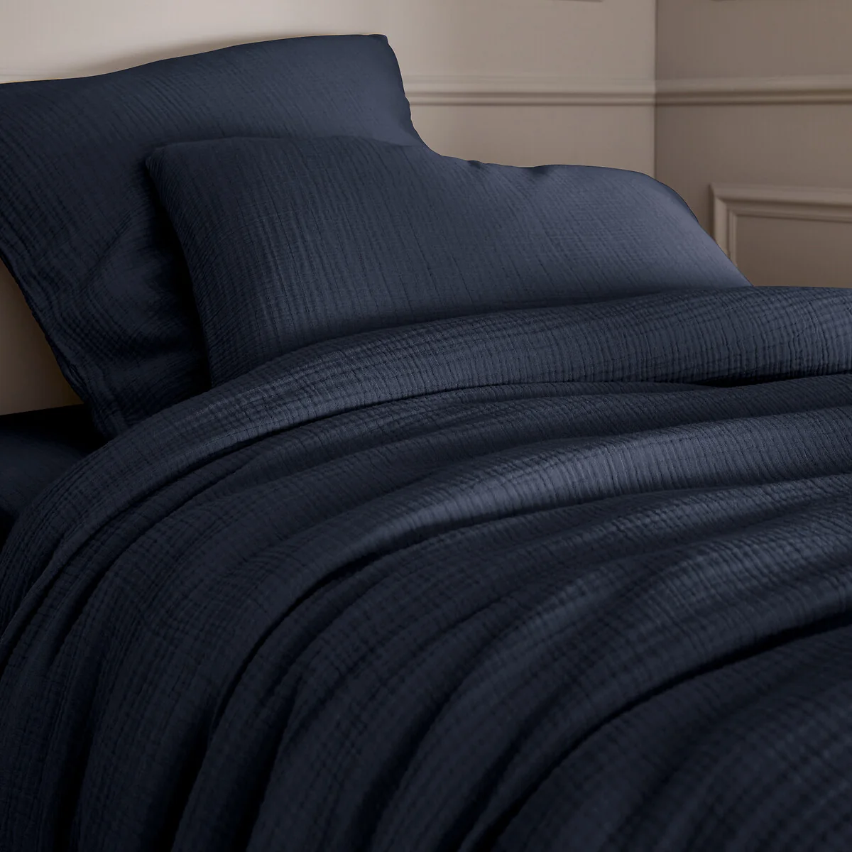 Yafa Organic Cotton Muslin 200 Thread Count Duvet Cover – image 2