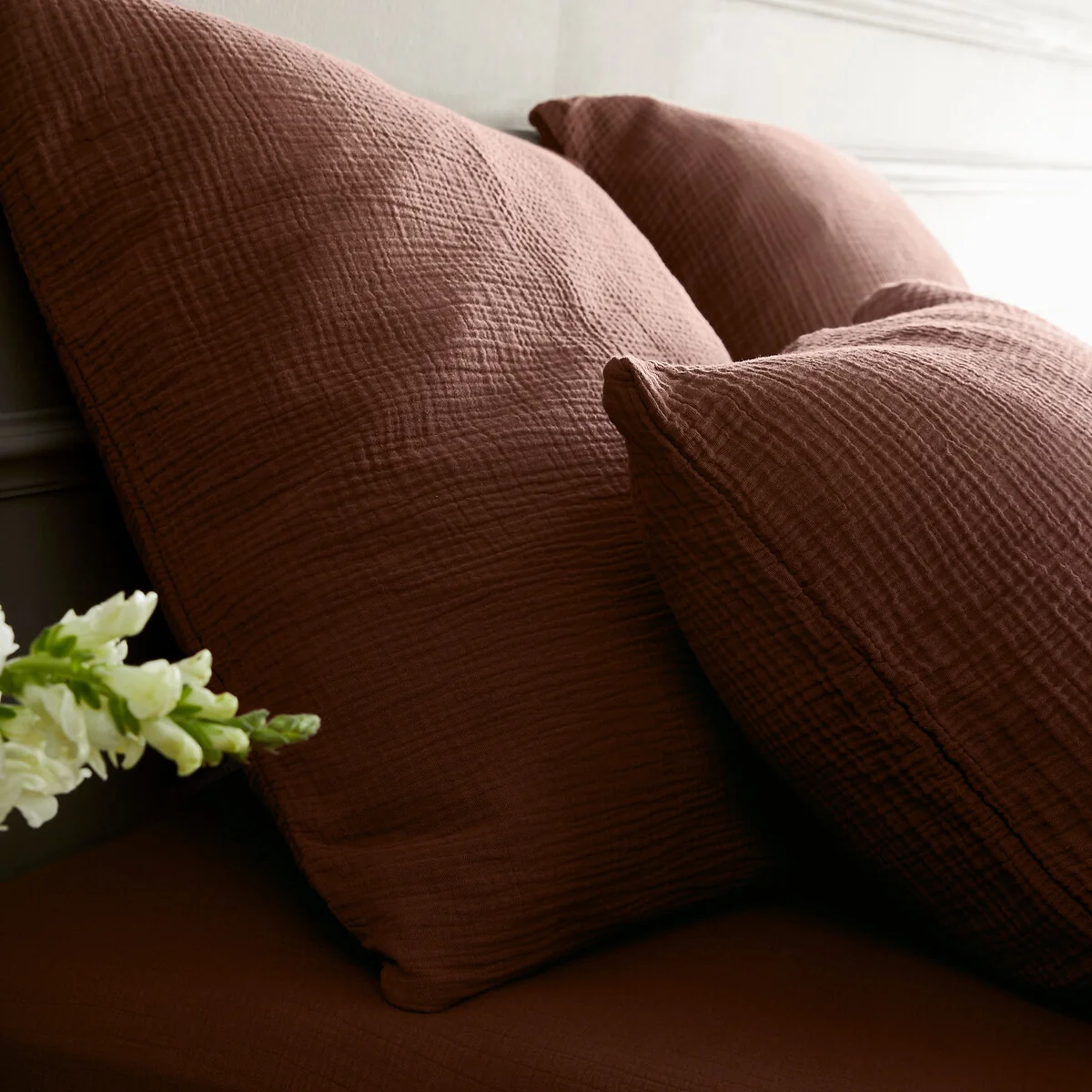 Yafa 100% Organic Cotton Muslin 200 Thread Count Duvet Cover – image 5