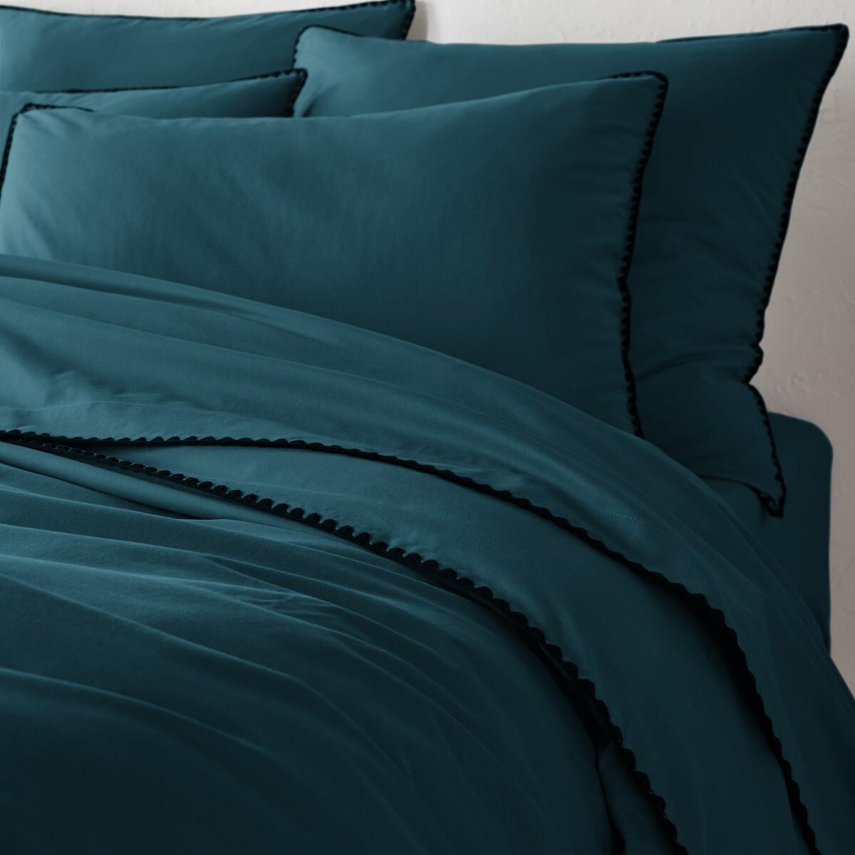 Signatures Merida Embroidered 100% Washed Cotton Duvet Cover – image 2