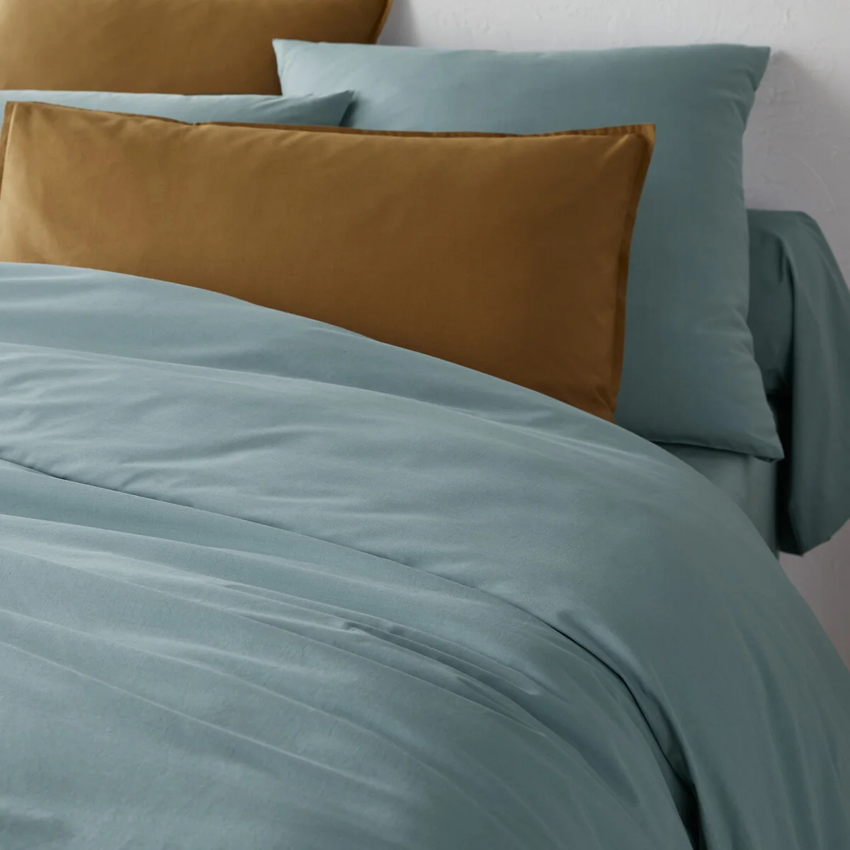 Scenario Plain Organic Cotton Percale Duvet Cover – image 2