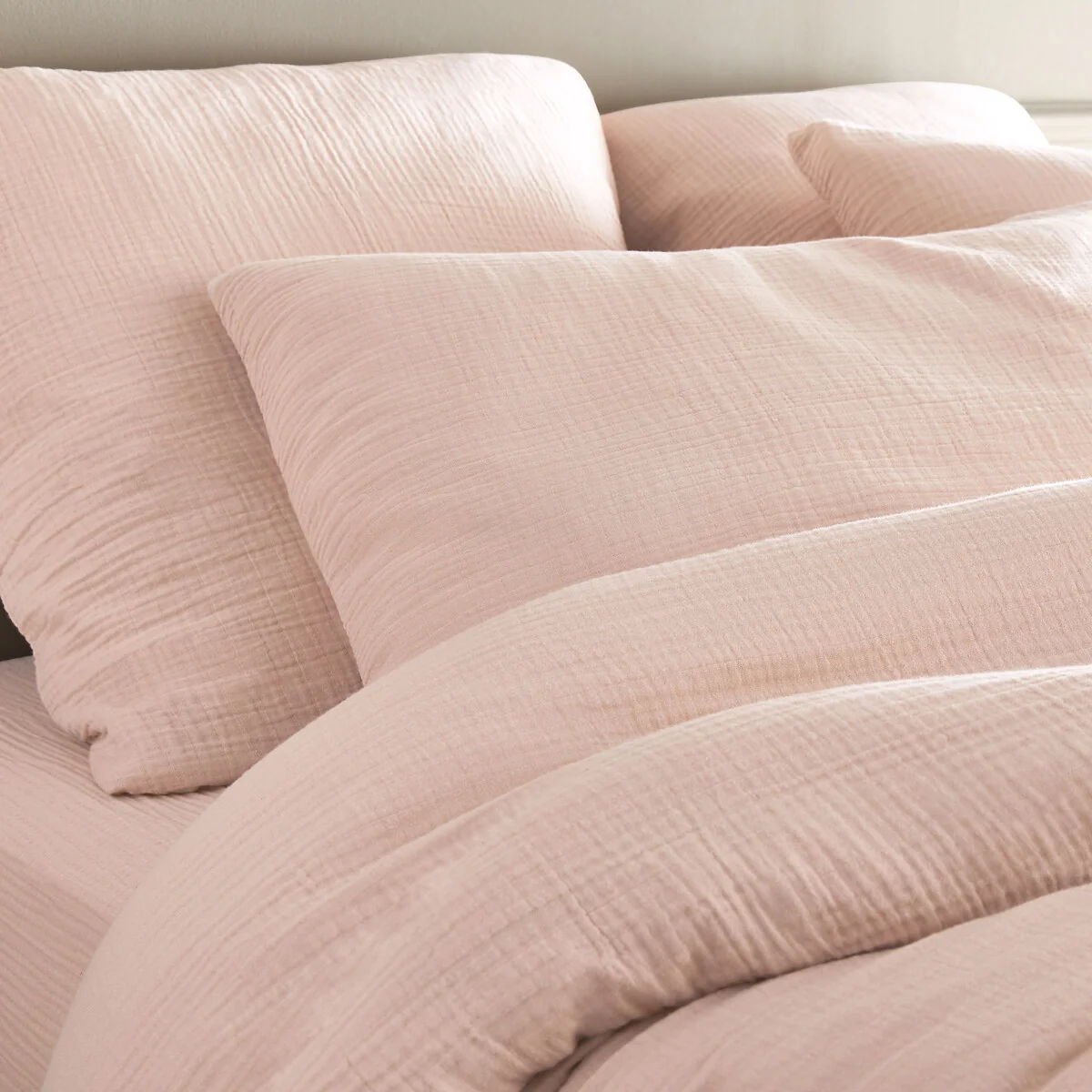 Yafa 100% Organic Cotton Muslin 200 Thread Count Duvet Cover – image 4