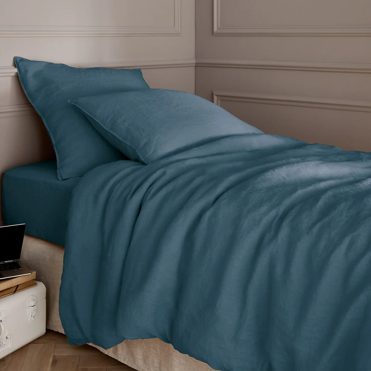 Elina 100% Washed Linen Duvet Cover – image 1