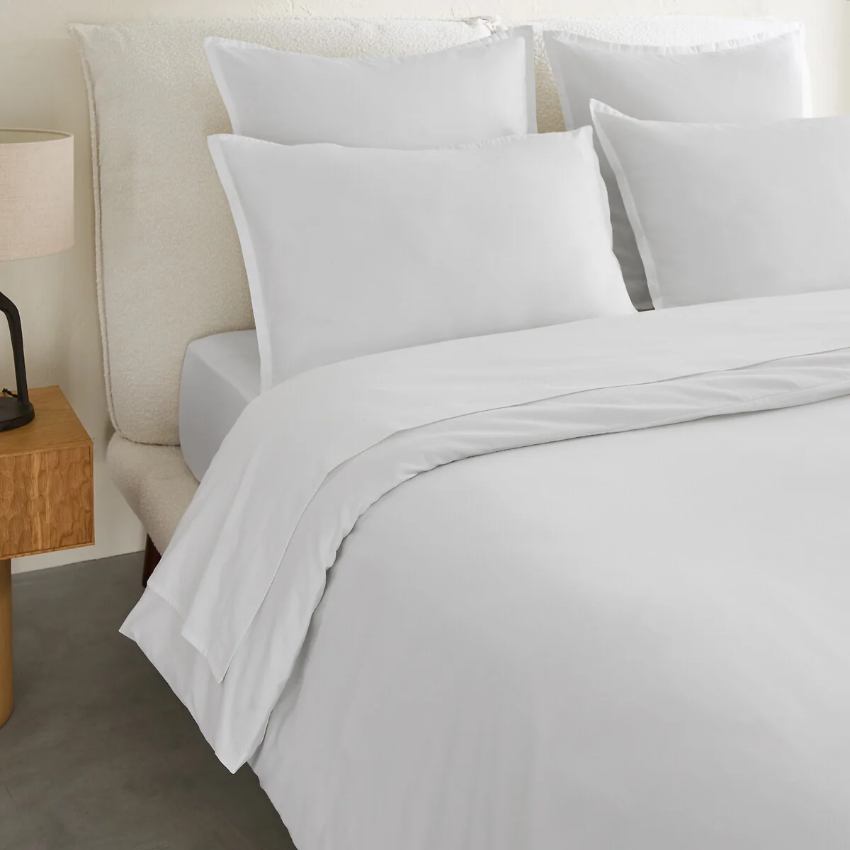 Saria Washed Cotton Sateen Duvet Cover – image 3