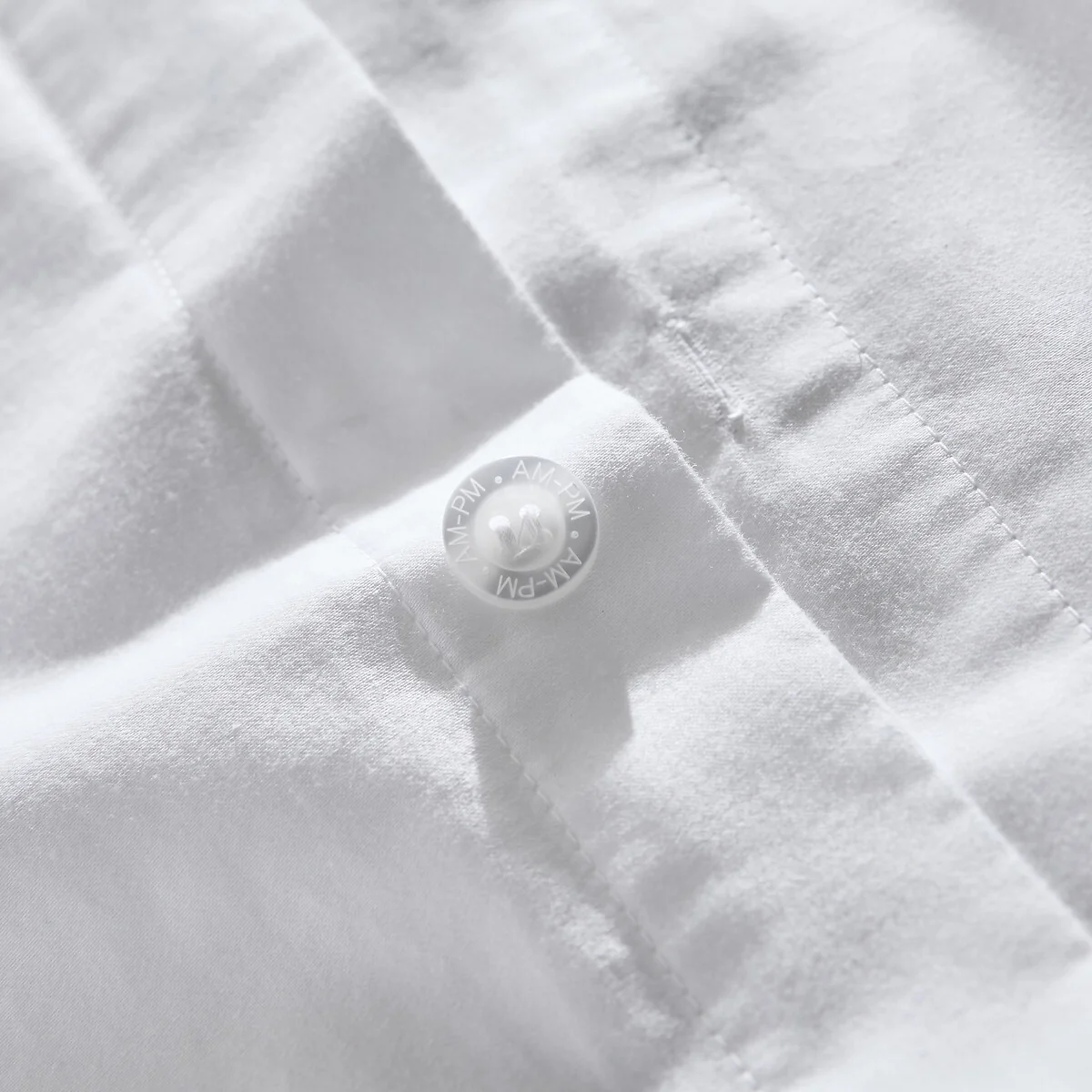 Saria Washed Cotton Sateen Duvet Cover – image 4