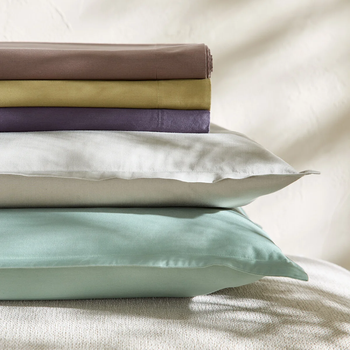 Saria Washed Cotton Sateen Duvet Cover – image 6