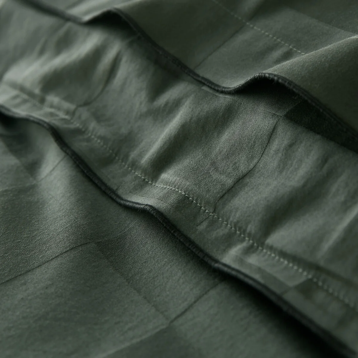 Victor Checkerboard 100% Washed Cotton Satin 300 Thread Count Duvet Cover – image 3