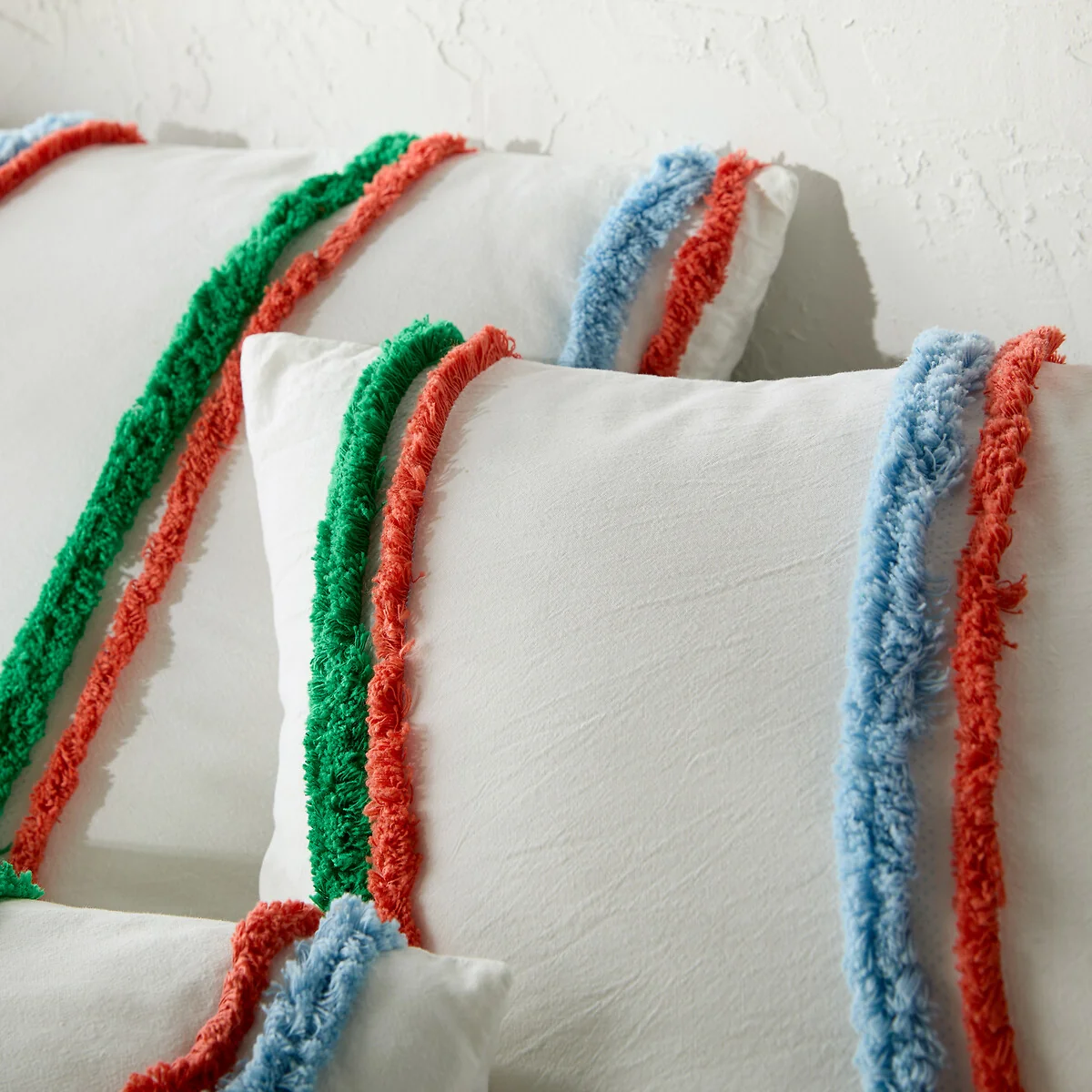 Neil Striped Tufted 100% Cotton Duvet Cover – image 4