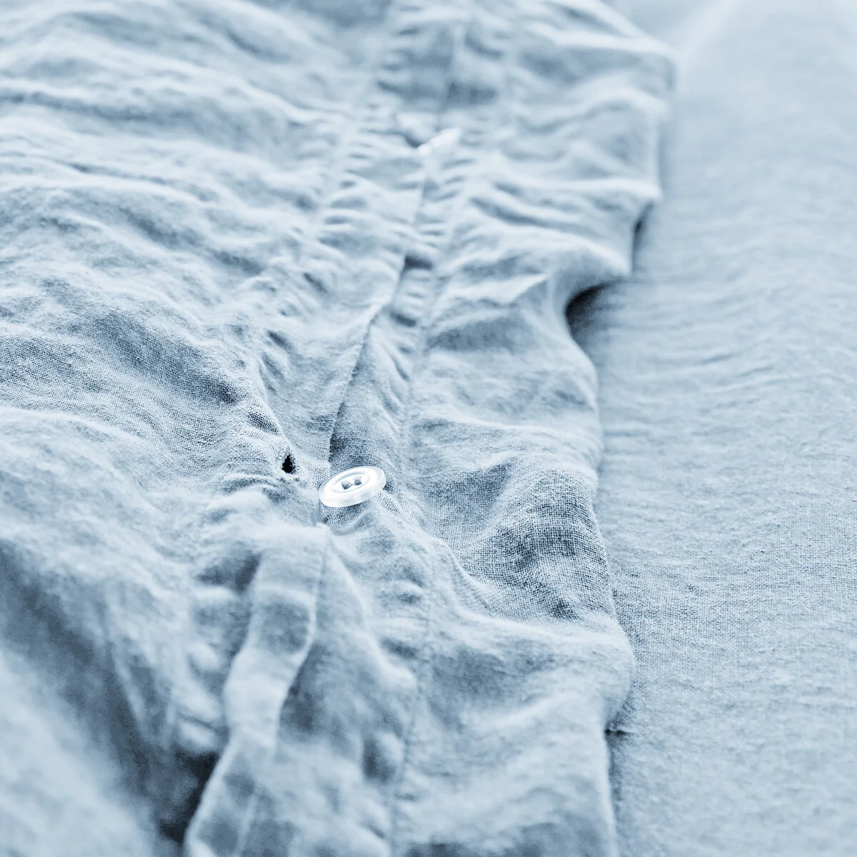 Linot Plain 100% Washed Linen Duvet Cover – image 4