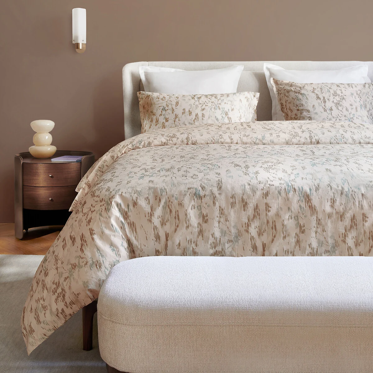 Lineas Washed Cotton Percale Duvet Cover – image 2