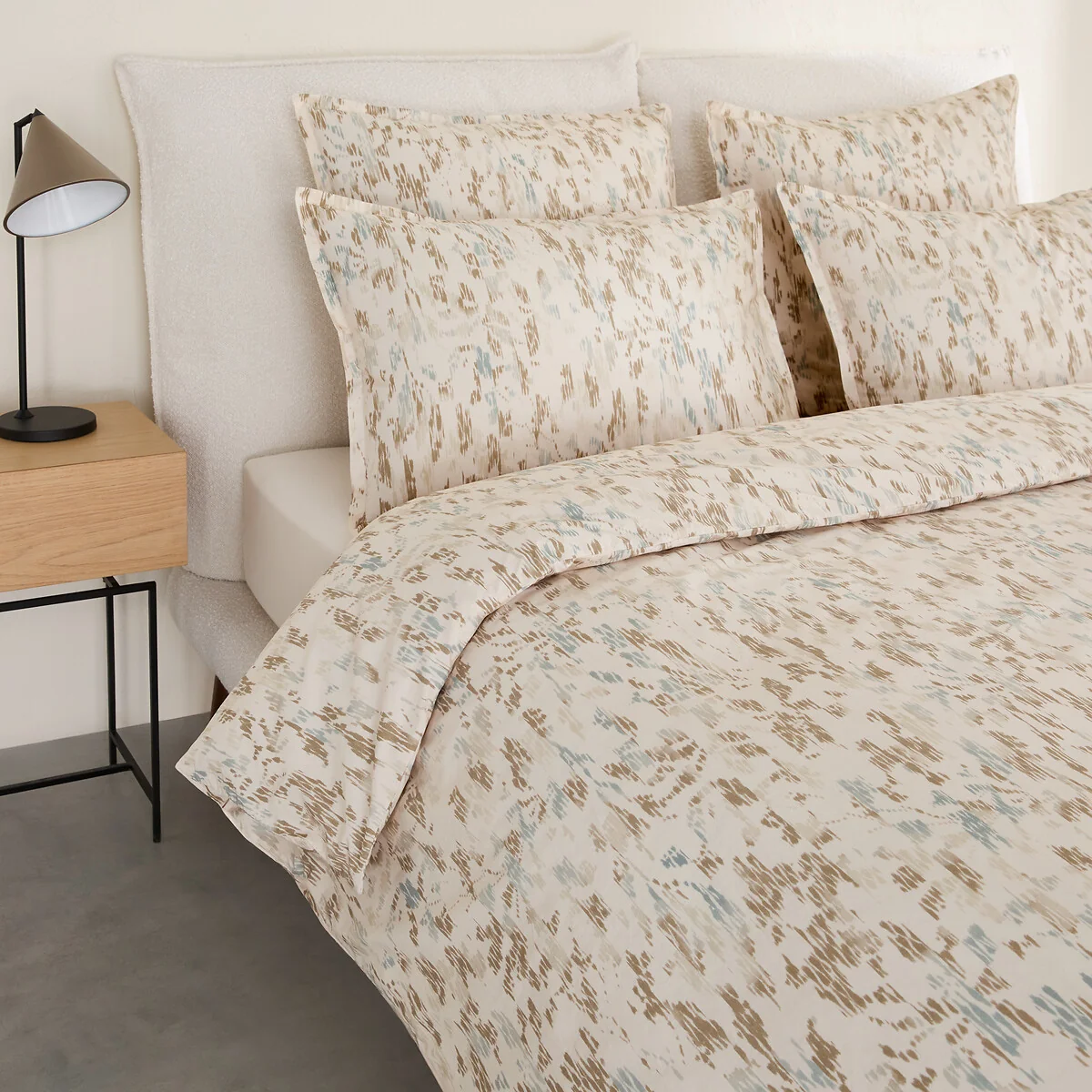 Lineas Washed Cotton Percale Duvet Cover – image 3