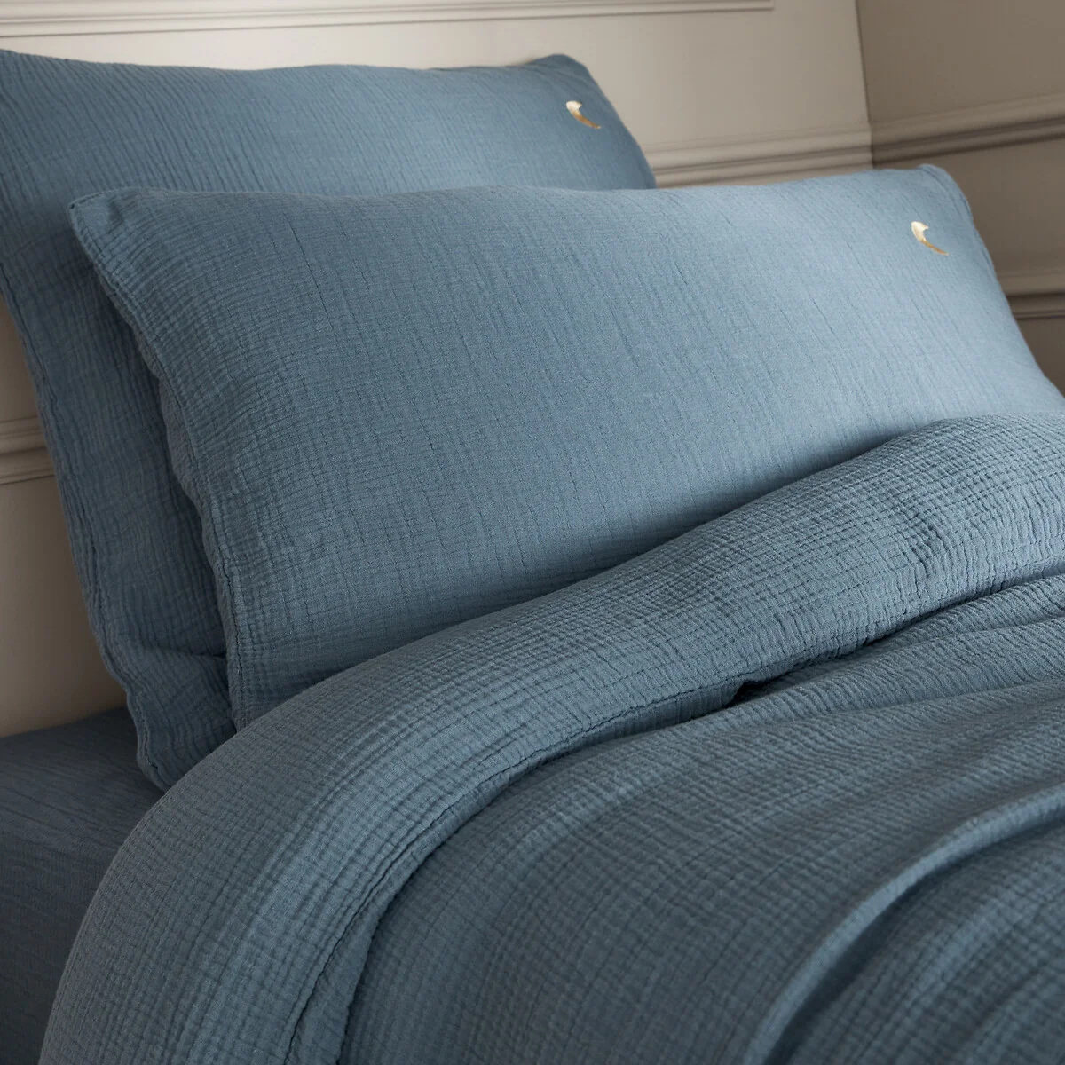 Cuddly Organic Cotton Muslin 250 Thread Count Duvet Cover – image 2