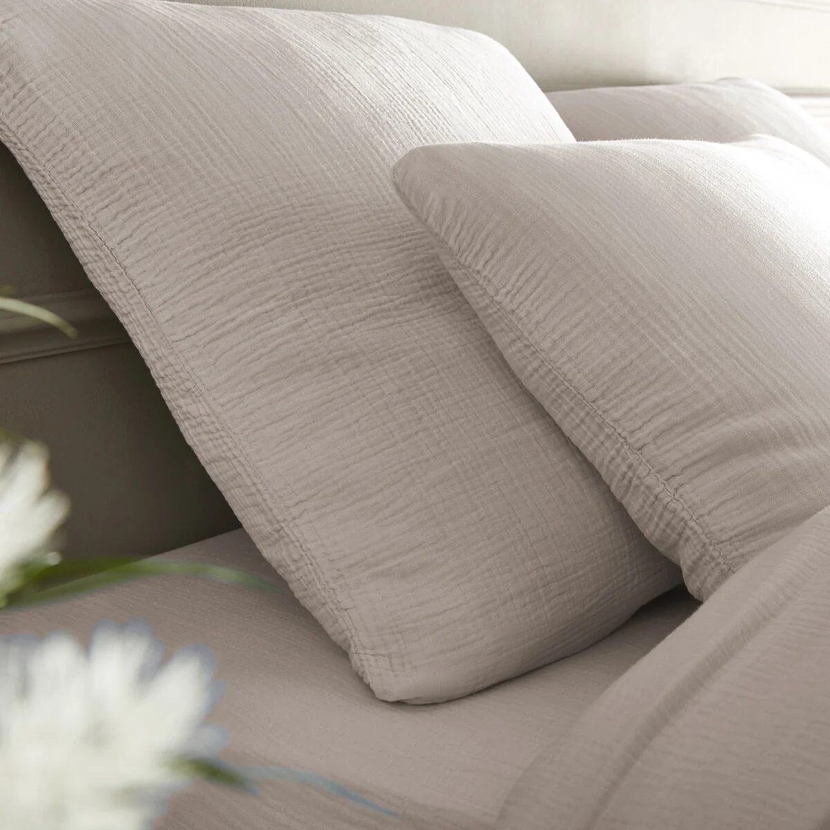 Yafa 100% Organic Cotton Muslin 200 Thread Count Duvet Cover – image 3