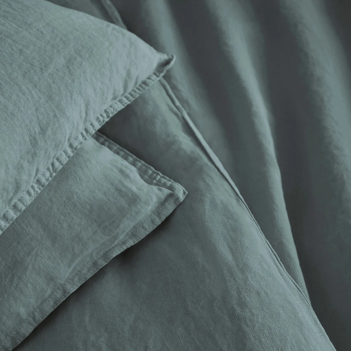 Elina 100% Washed Linen Duvet Cover – image 4