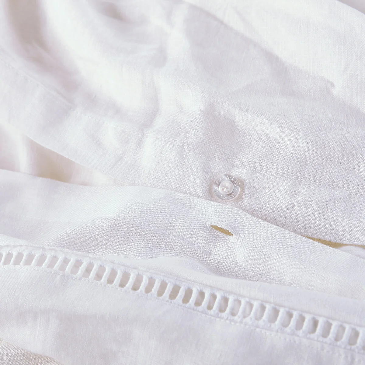 Scala 100% Washed Linen 200 Thread Count Duvet Cover – image 3