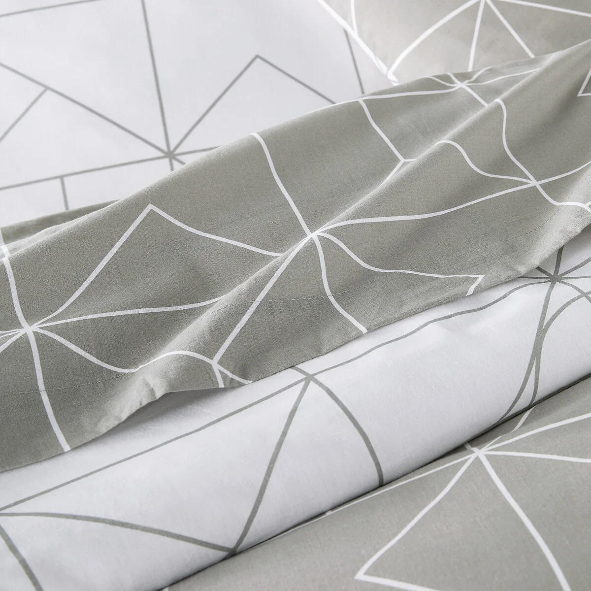Vidmey Geometric 100% Cotton Reversible Duvet Cover – image 2