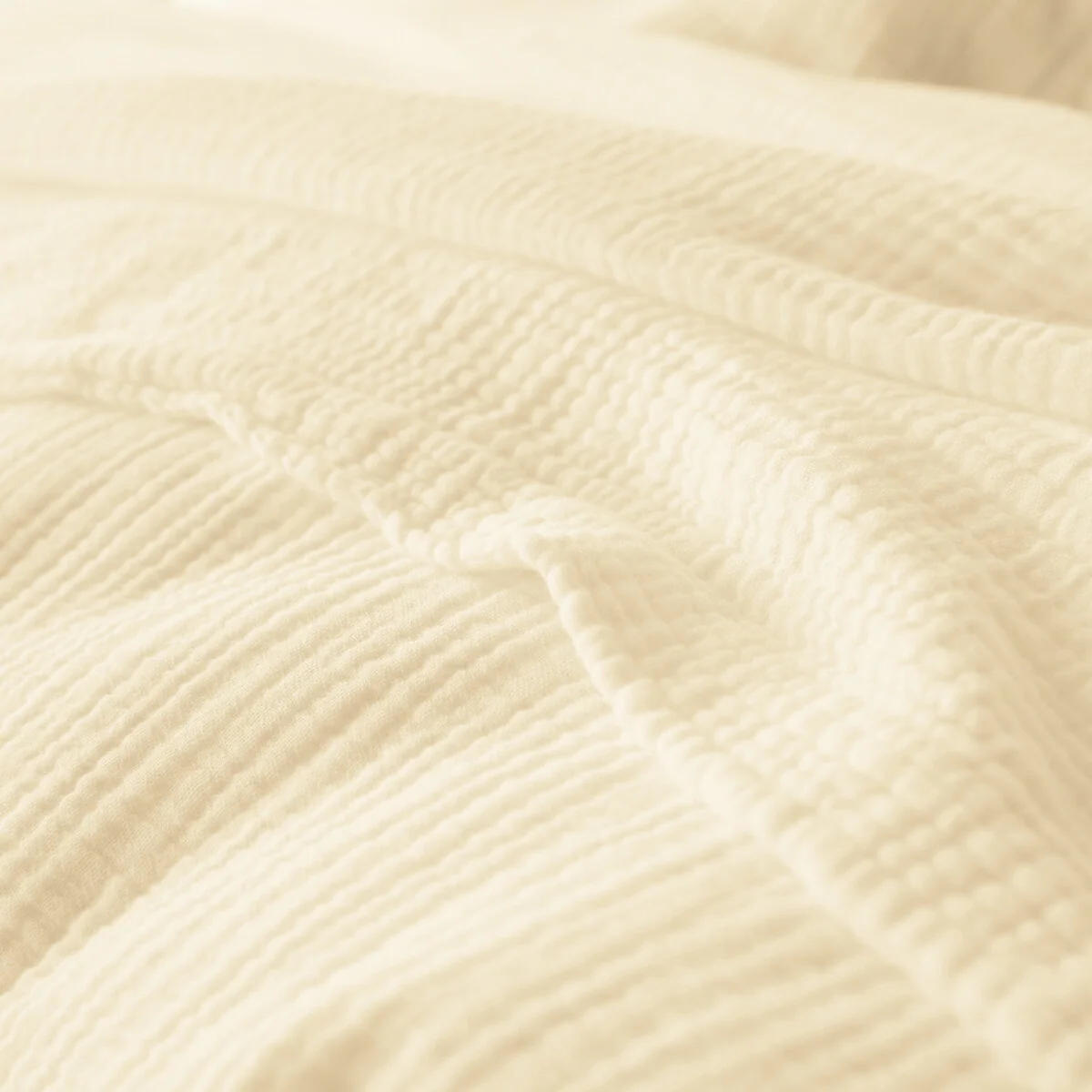 Kumla Plain 100% Cotton Muslin Duvet Cover – image 4