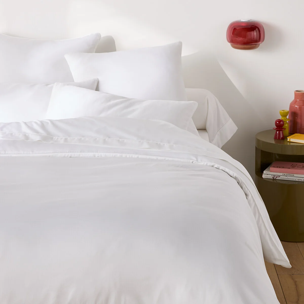 Opale Cotton Satin 350 Thread Count Duvet Cover – image 1