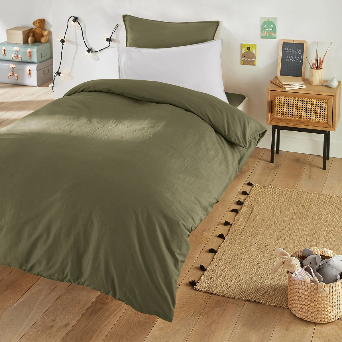 Scenario 100% Washed Cotton Duvet Cover – image 2