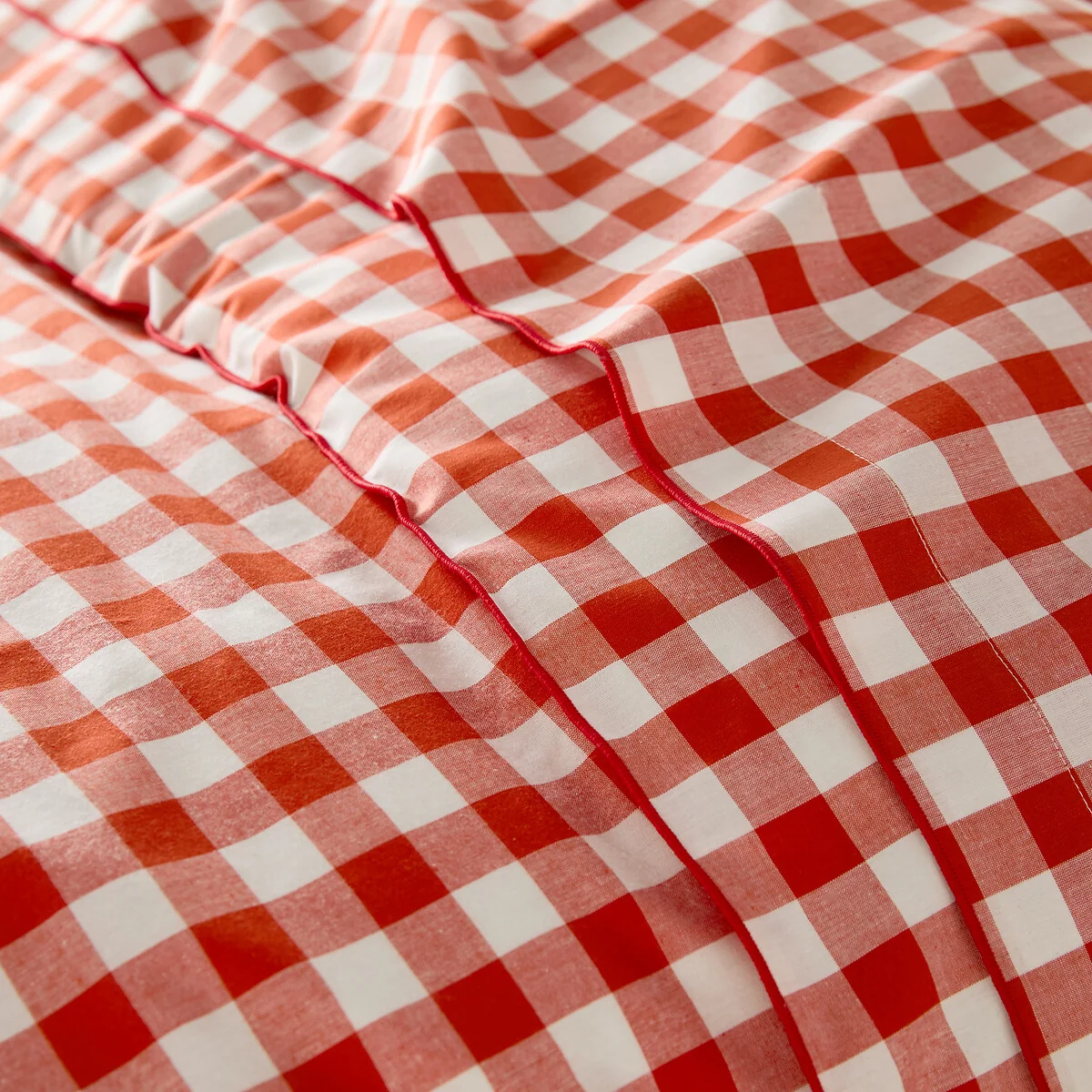 Veldi Orange Cotton Duvet Cover – image 3
