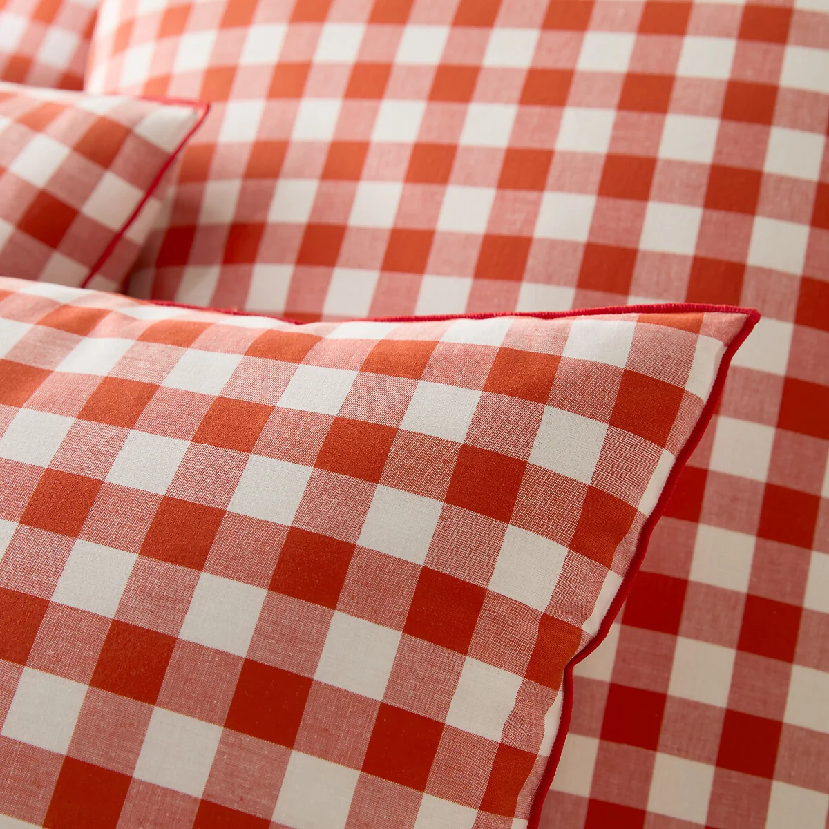 Veldi Orange Cotton Duvet Cover – image 4
