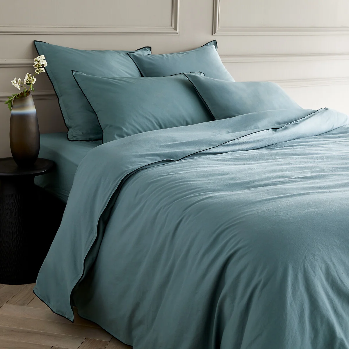 Washed Cotton Voile 400 Thread Count Duvet Cover – image 2