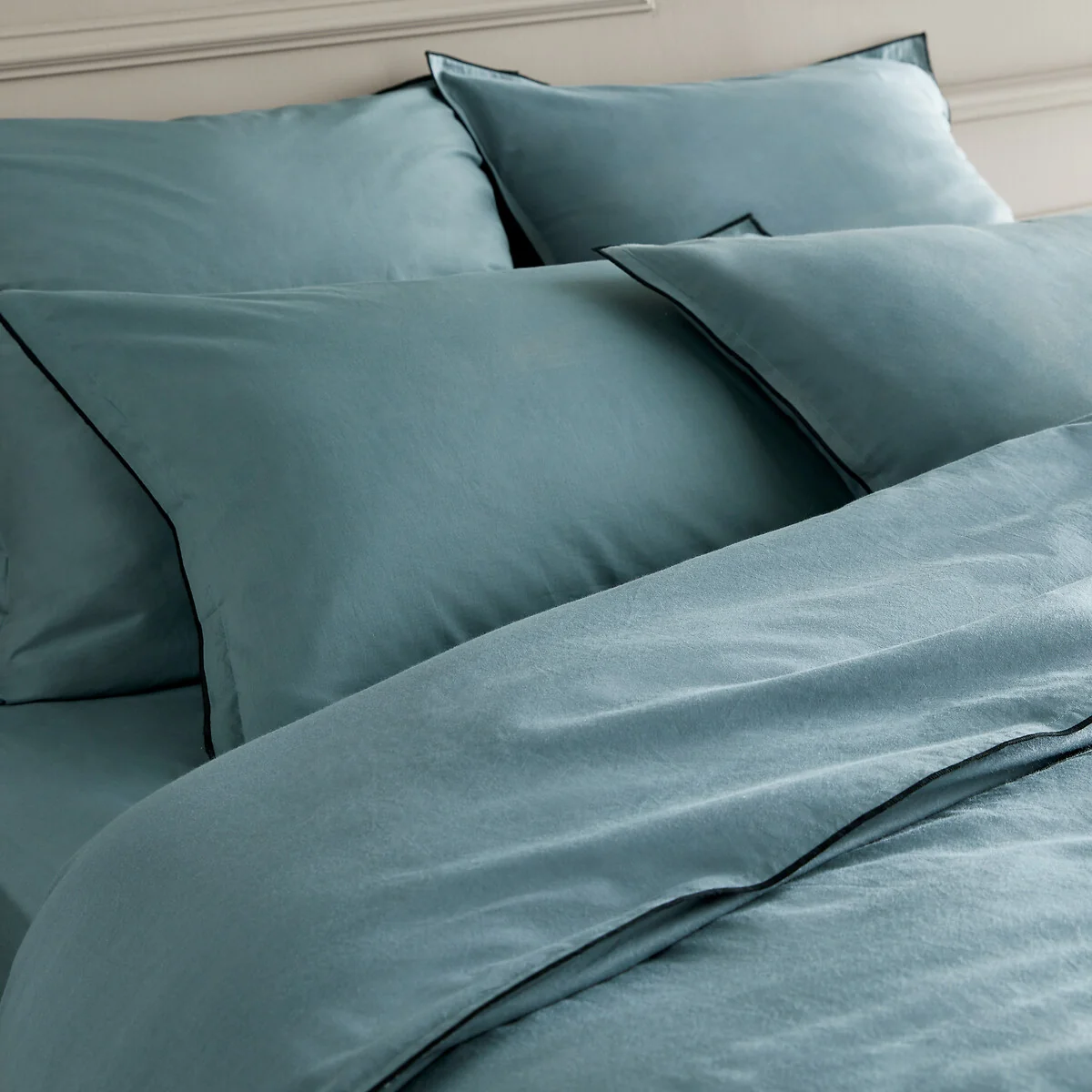 Washed Cotton Voile 400 Thread Count Duvet Cover – image 3
