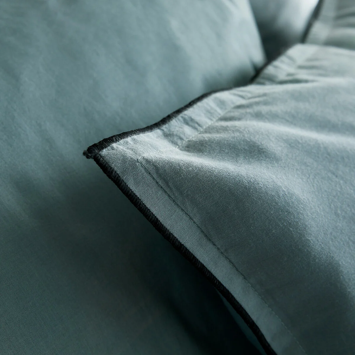 Washed Cotton Voile 400 Thread Count Duvet Cover – image 5