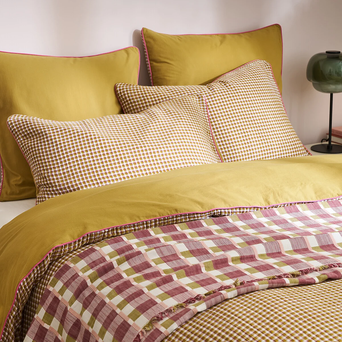 Ninon Duvet Cover in Washed Cotton/Cotton Muslin – image 4
