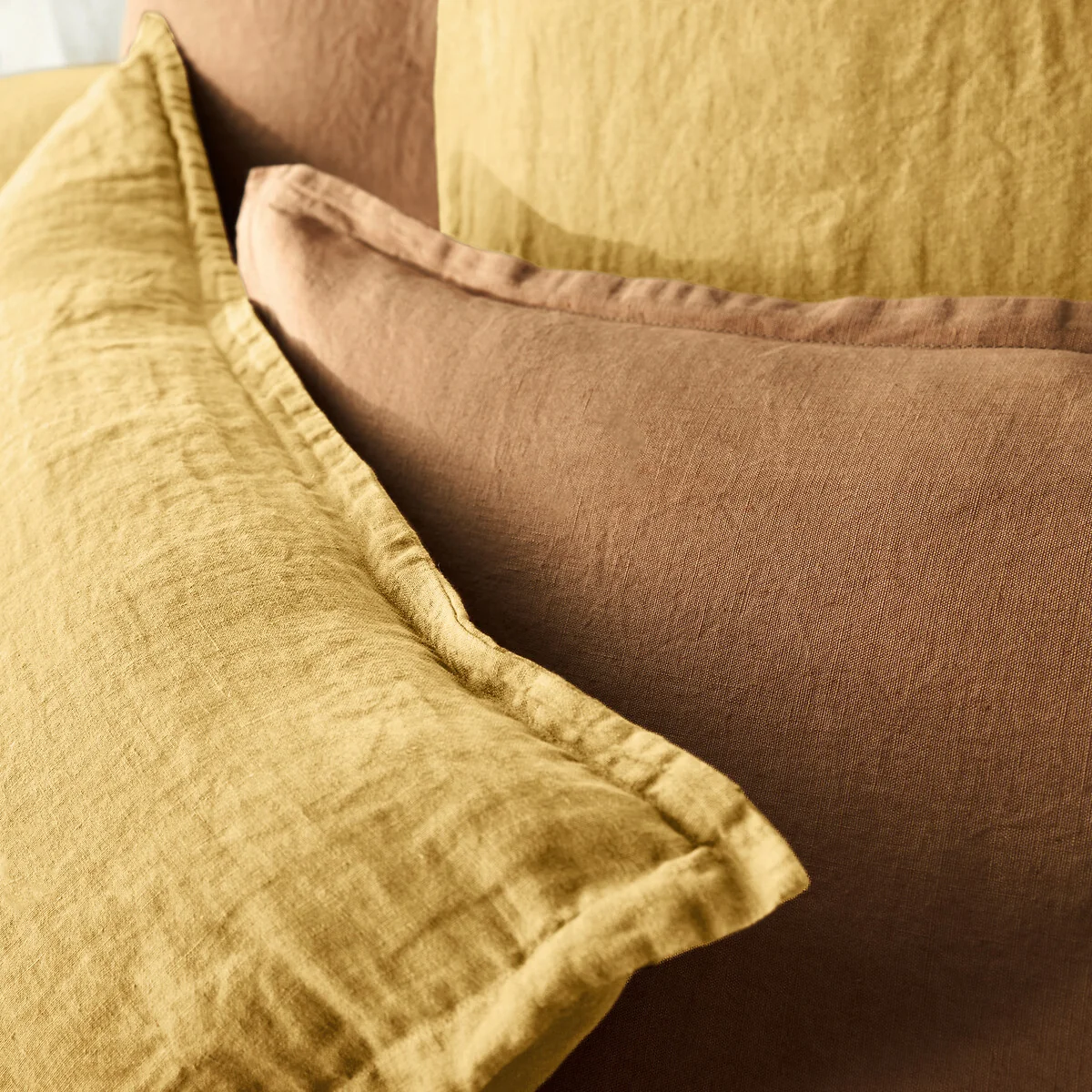 Linot Plain 100% Washed Linen Duvet Cover – image 2