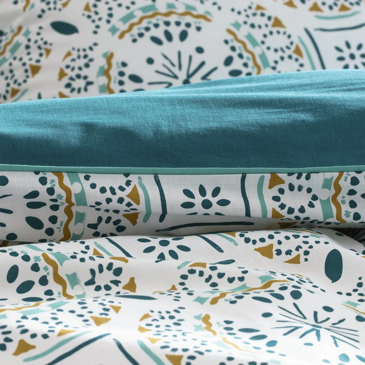 Keyiah Tile Print 100% Cotton Duvet Cover – image 2
