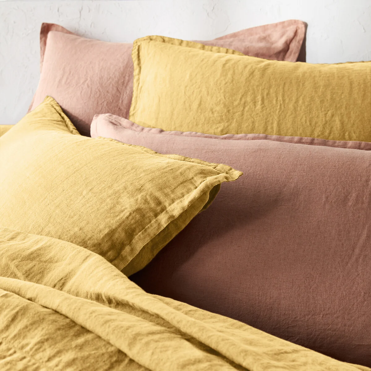 Linot Plain 100% Washed Linen Duvet Cover – image 3