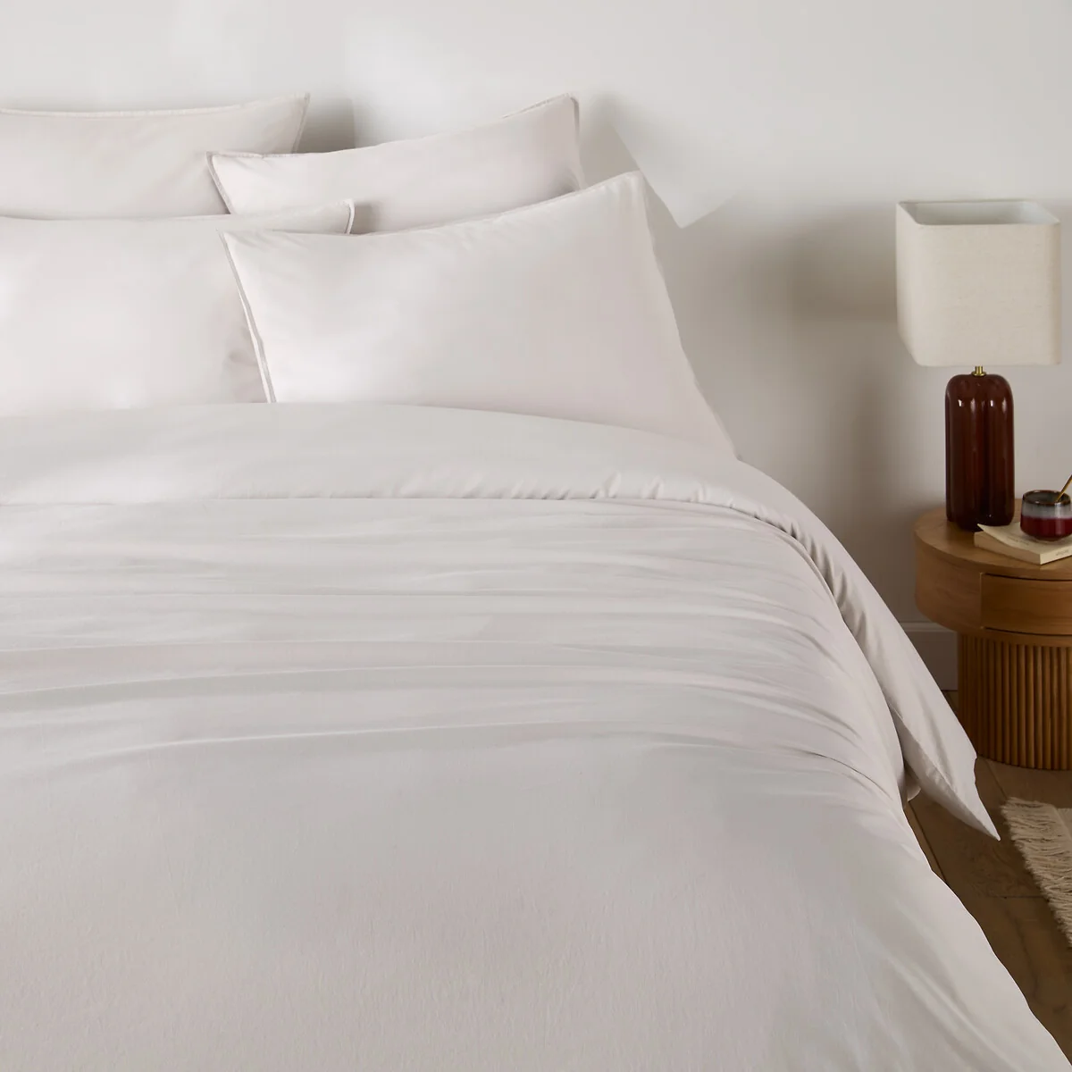 Scenario Plain 100% Washed Cotton Duvet Cover – image 2