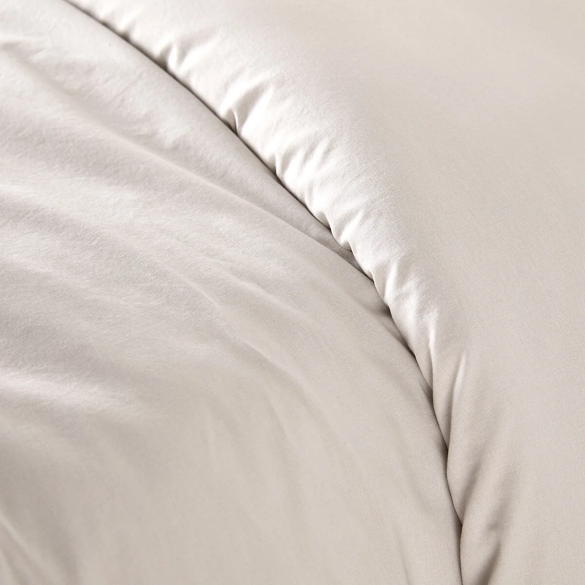 Scenario Plain 100% Washed Cotton Duvet Cover – image 4