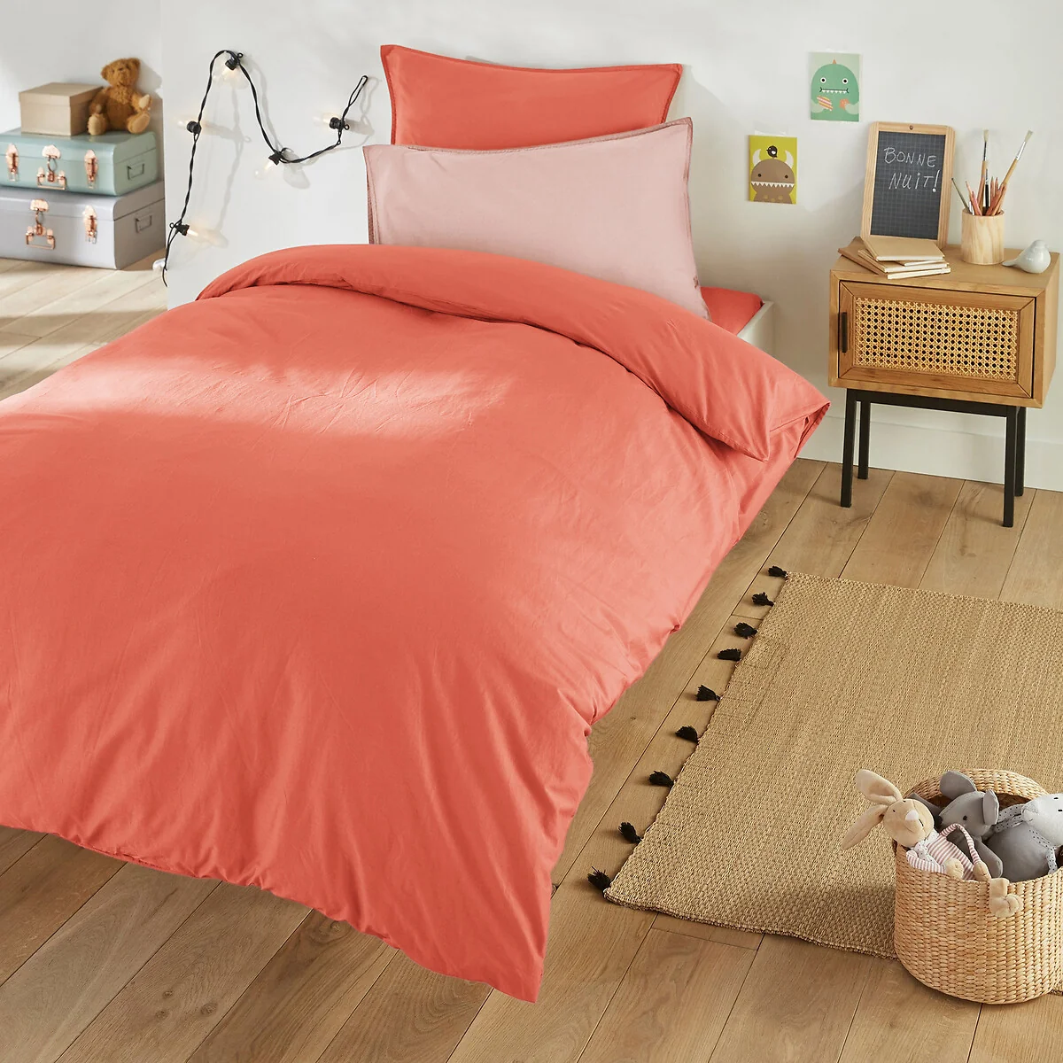 Scenario 100% Washed Cotton Duvet Cover – image 1