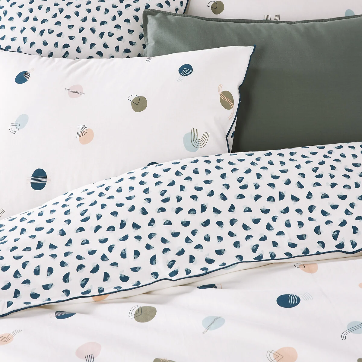 Alamo Spotted 100% Cotton Reversible Duvet Cover – image 2