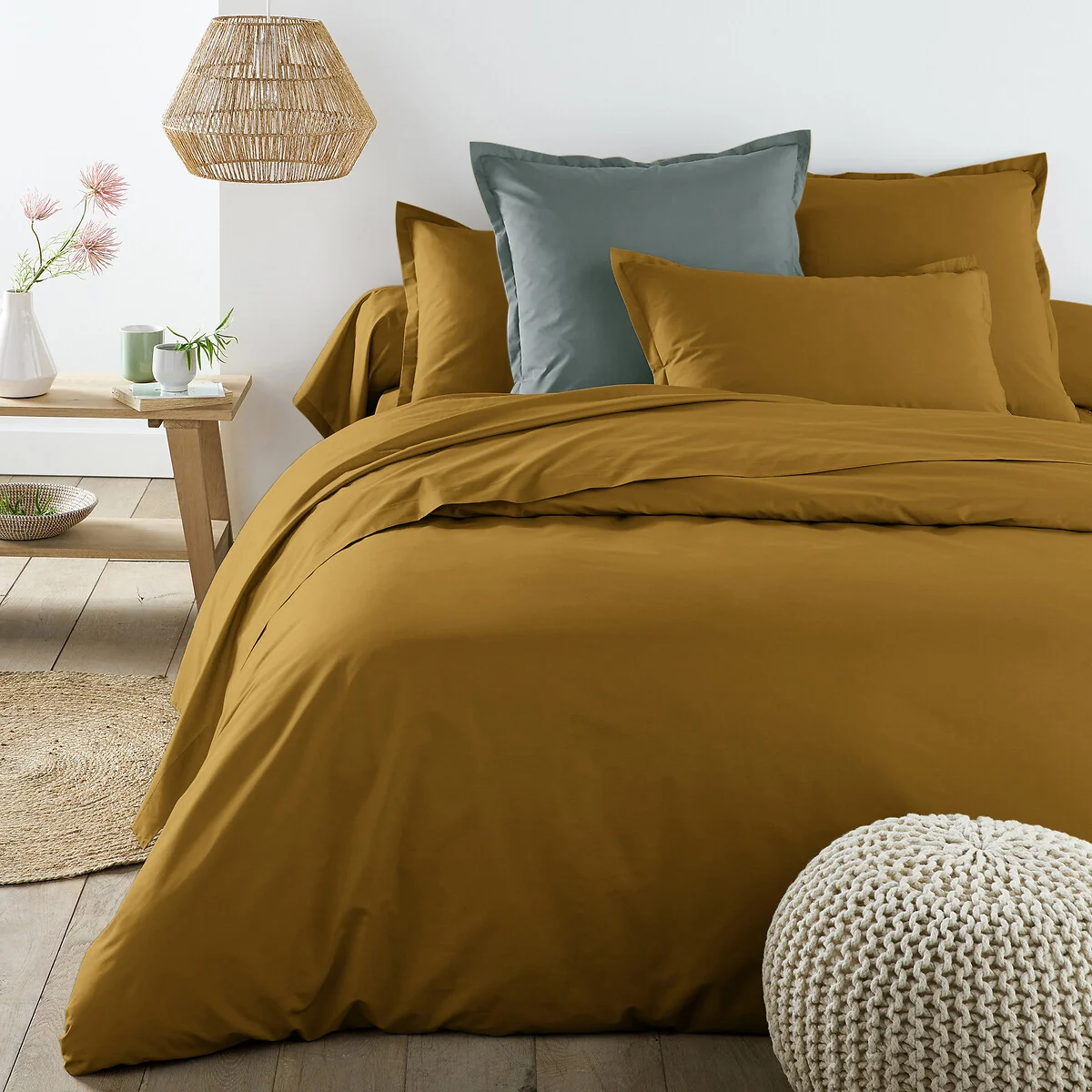 100% Cotton Percale 200 Thread Count Duvet Cover – image 1