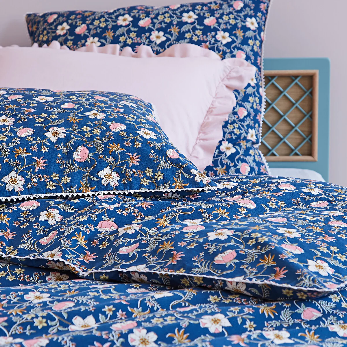 Jasmine Floral 30% Recycled Cotton Duvet Cover – image 2