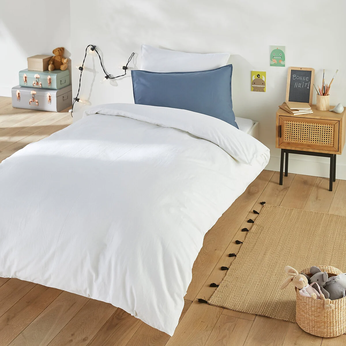 Scenario 100% Washed Cotton Duvet Cover – image 2
