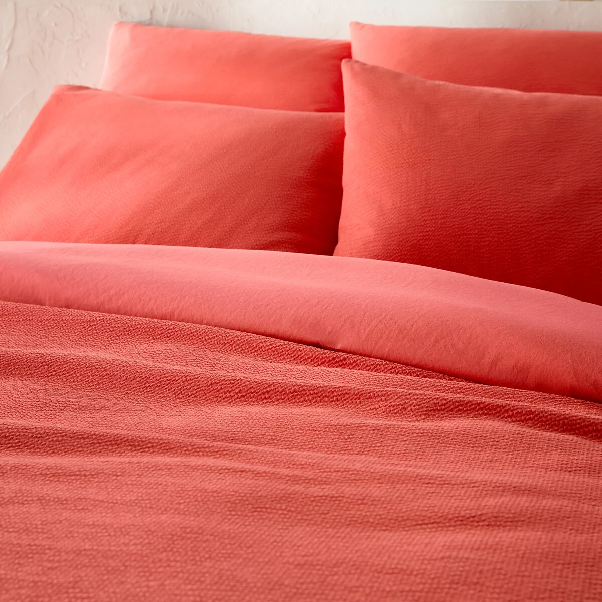 Seersucker Washed Cotton Duvet Cover – image 2