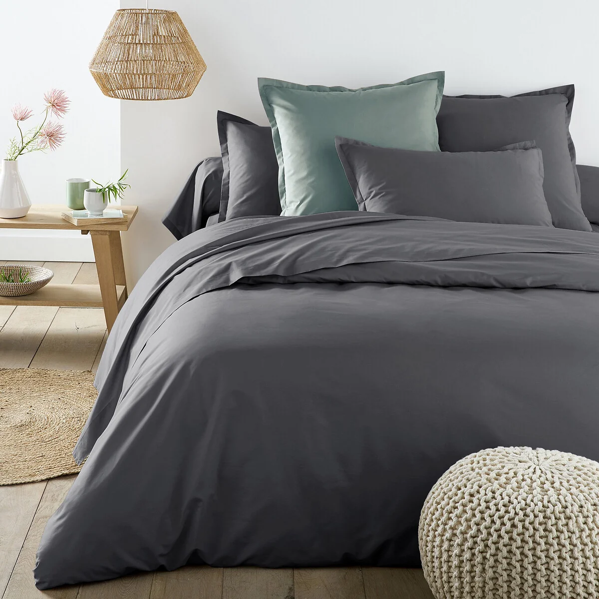 100% Cotton Percale 200 Thread Count Duvet Cover – image 1