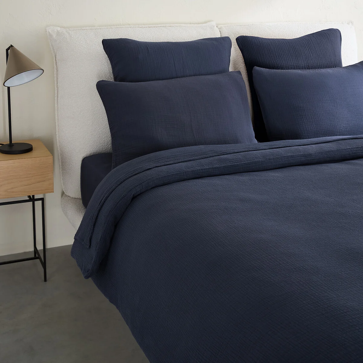 Yafa 100% Organic Cotton Muslin 200 Thread Count Duvet Cover – image 4
